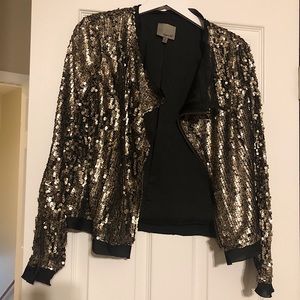 Sequin Jacket Size M Aryn K.